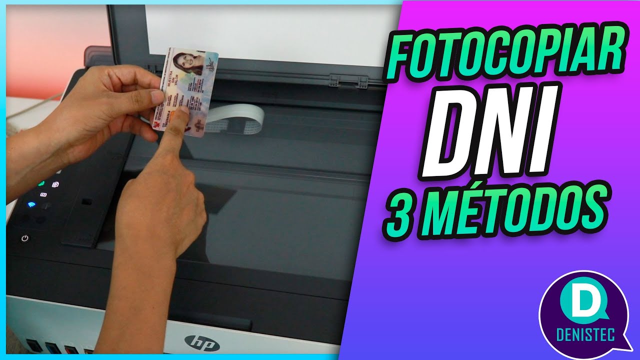 C&oacute;mo Fotocopiar e imprimir un DNI / Documento ❗ 3 m&eacute;todos f&aacute;ciles ✅