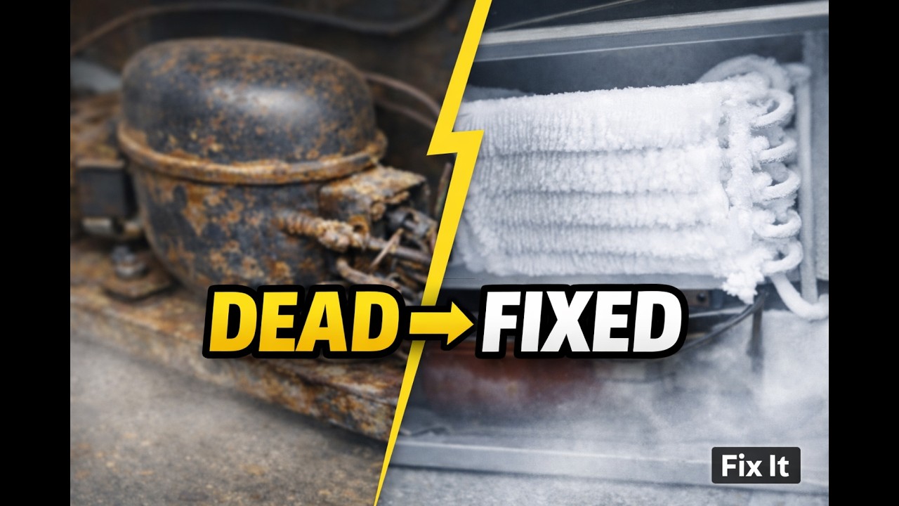 Dead Salad Chiller Repair | Short Circuit + Capillary Tube Replacement | Fix It