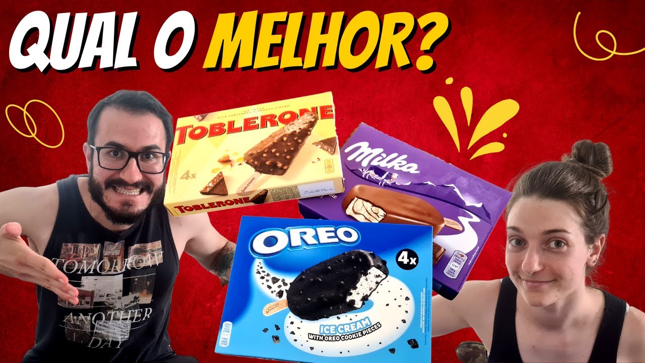 SORVETES OREO, TOBLERONE E MILKA NA ALEMANHA - *Vale a pena?*
