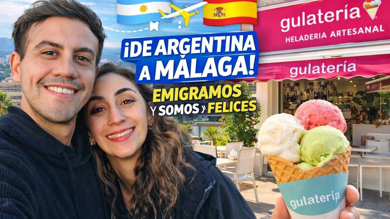 DE ARGENTINA A MÁLAGA 🇦🇷➡️🇪🇸 Emigramos… y hoy somos FELICES🍦☀️ #españa #malaga #podcast