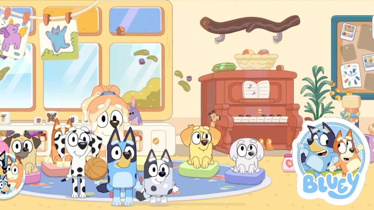 Bluey ve Bingo Okula Gidiyor! 🏫 Anasınıfında Eğlenceli Oyunlar ve Arkadaşlıklar! 🎨✏️ Türkçe #bluey