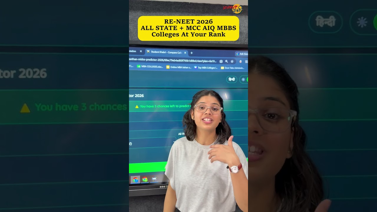 RE-NEET 2026: All States + MCC AIQ MBBS College Cutoff Rank-Wise Government & Private College Opt...