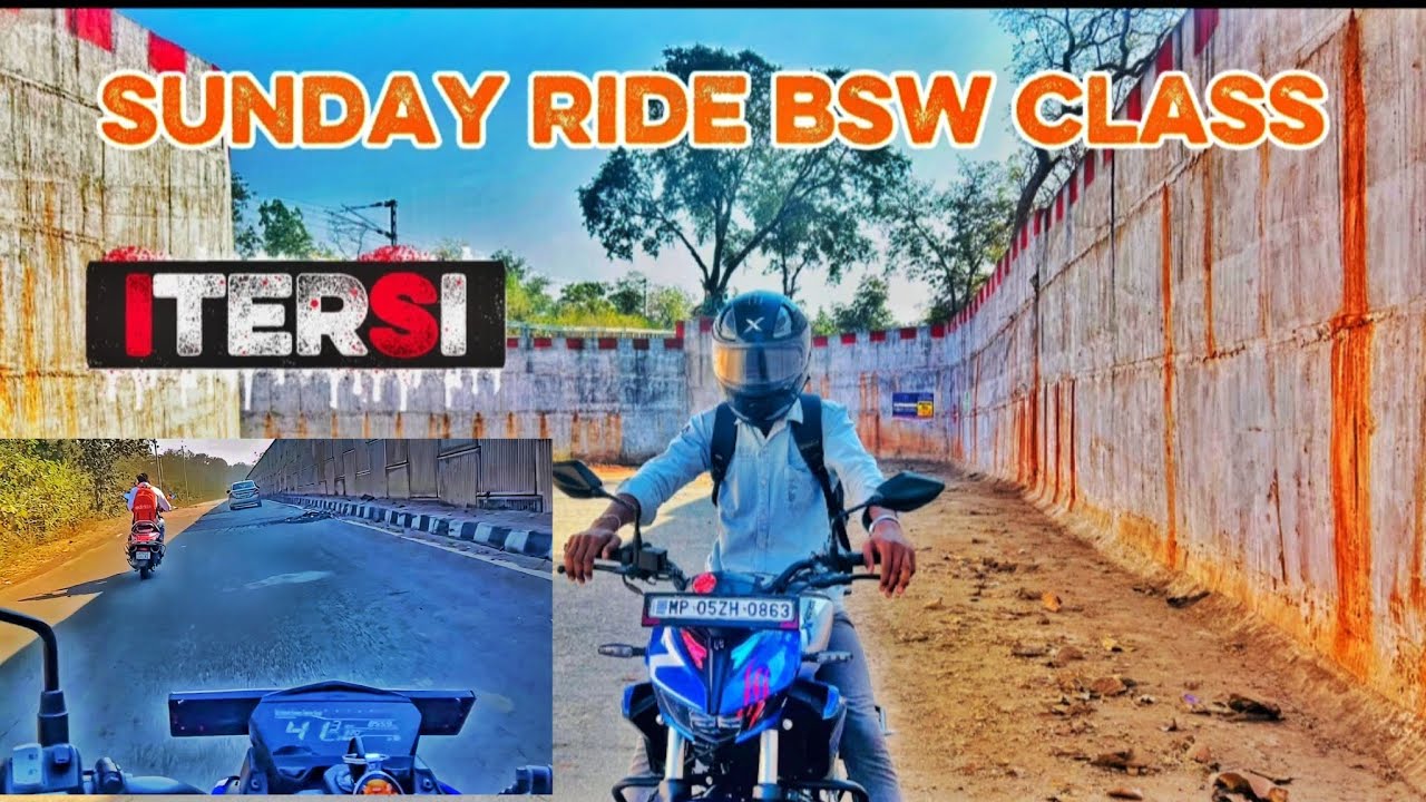 Sunday ride 🏍️ bsw class Itersi full entertainment 😄😁😀😀