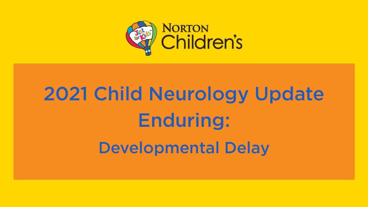 2021 Child Neurology Update (Enduring): Developmental Delay