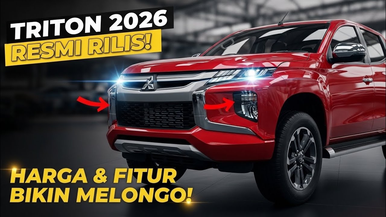 🚗 TRITON 2026 RESMI RILIS! 💰 Harga & Fitur Bikin 😲 MELONGO! 🔥
