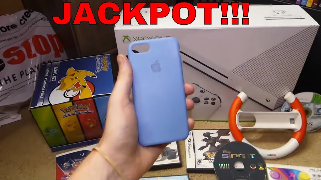 ДЖЕКПОТ!!! Ночь погружения в мусорку Gamestop #561