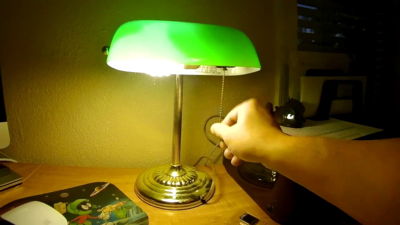 How to fix a desk lamp that won't turn off and on.