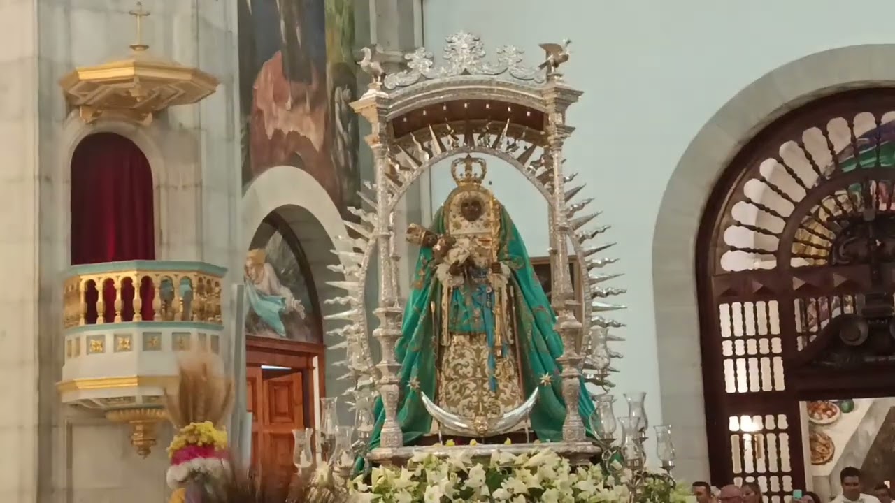 Candelaria virgen Llega A su santuario 🇮🇨 Octubre 2025