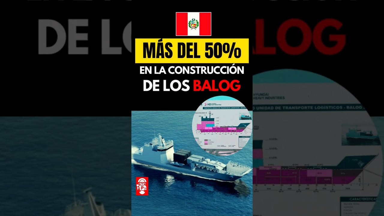 LA CONSTRUCCI&Oacute;N DE LOS BALOG EST&Aacute; EN M&Aacute;S DEL 50%  #peru #defensanacional  #noticias