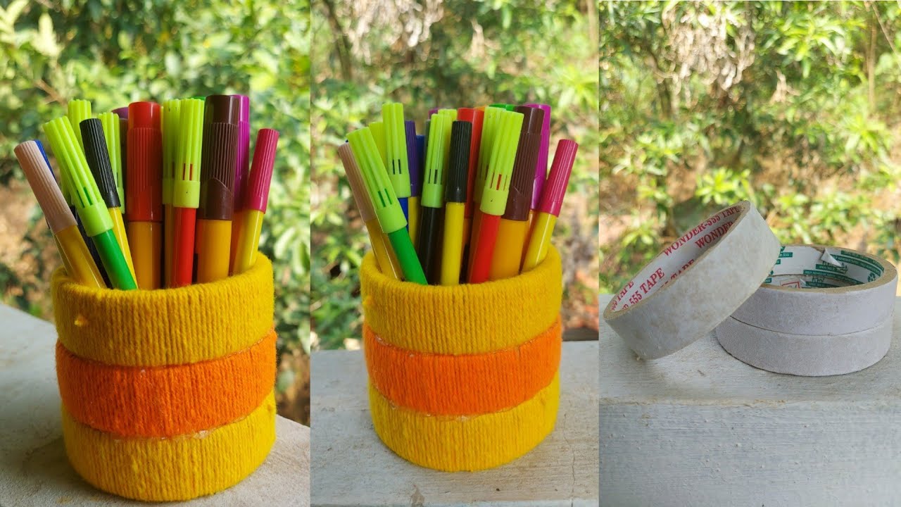 How to Reuse Waste Tape Roll | Tape Roll Craft Ideas | Best out of Waste