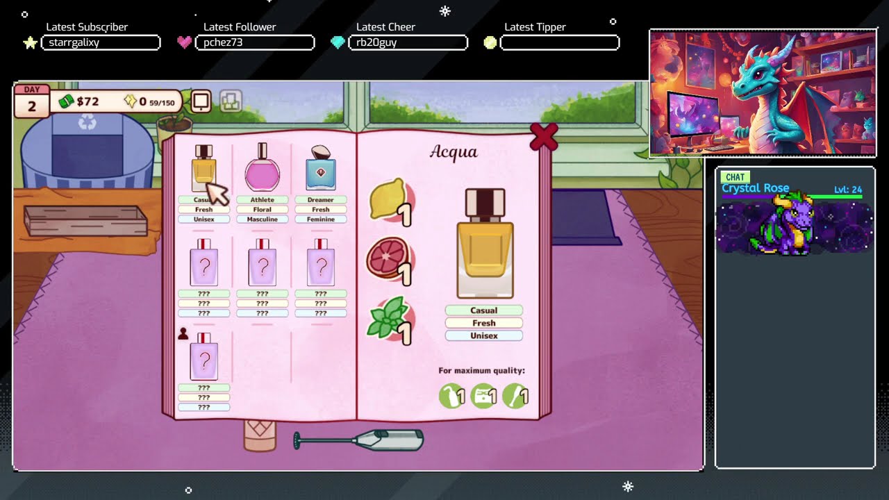 Perfume Atelier demo fun