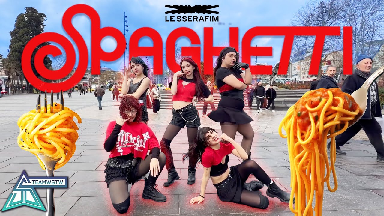[KPOP IN PUBLIC T&Uuml;RKİYE] LE SSERAFIM - SPAGHETTI | DANCE COVER [TEAMWSTW]