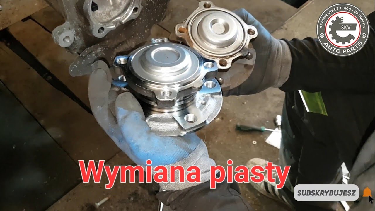 Szumi w kole przy skręcie?! Wymiana piasty prz&oacute;d BMW F31 F30 SKV Uszkodzone łożysko piasty!