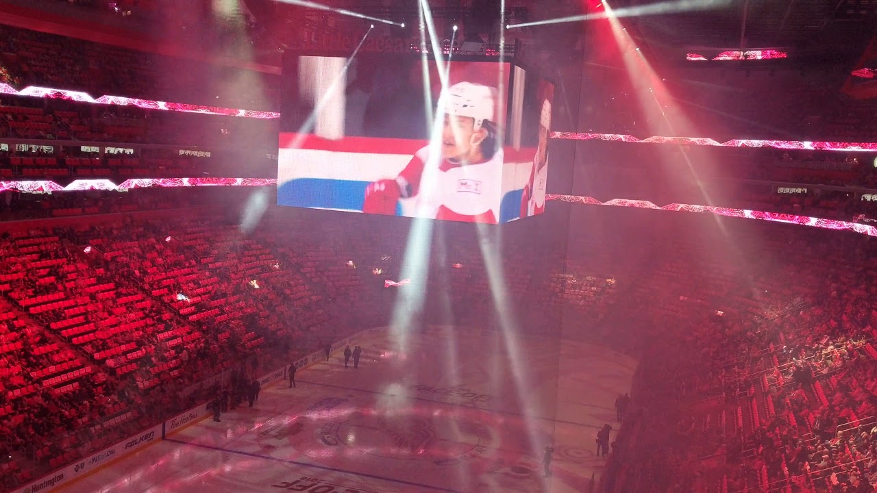 Detroit Red Wings 2018-2019 Season Home Opening Ceremony