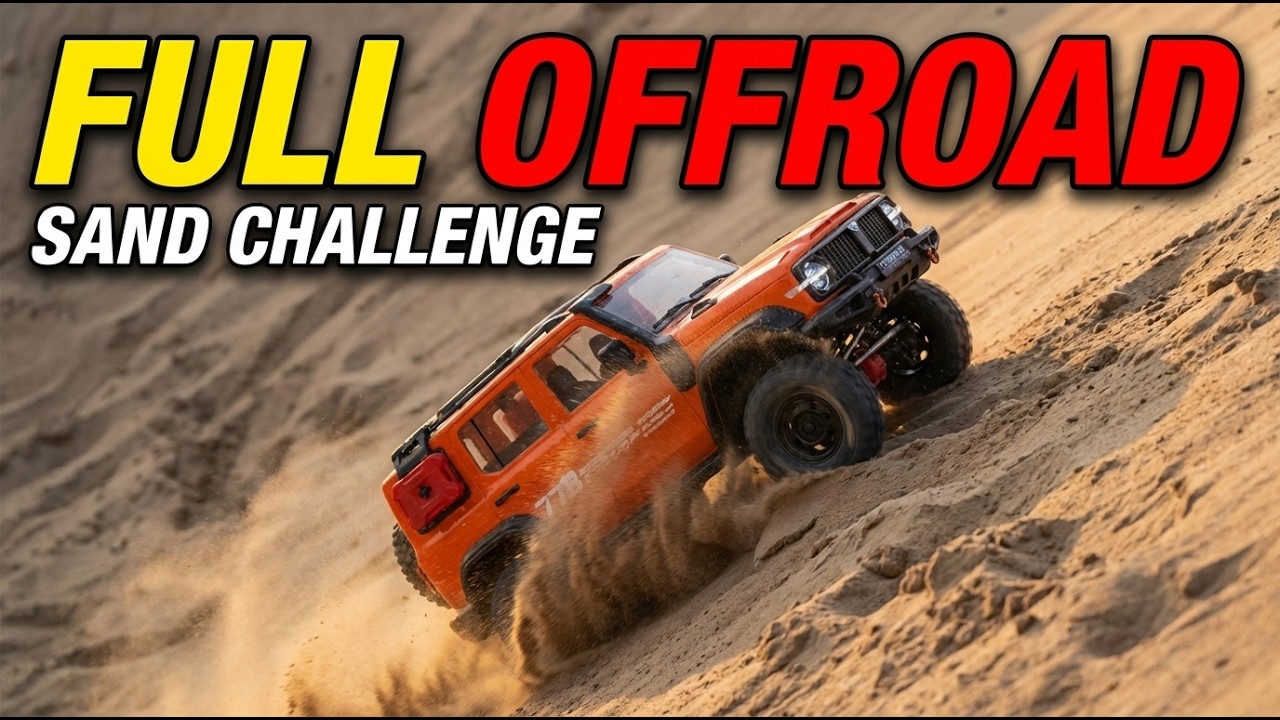 FULL OFFROAD RC Sand Challenge Compilation! Impossible Climbs, Flips & Crashes