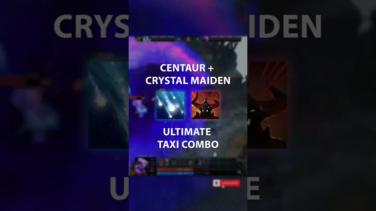 The Ultimate Taxi Combo: Centaur + Crystal Maiden #Dota2 #CentaurWarrunner