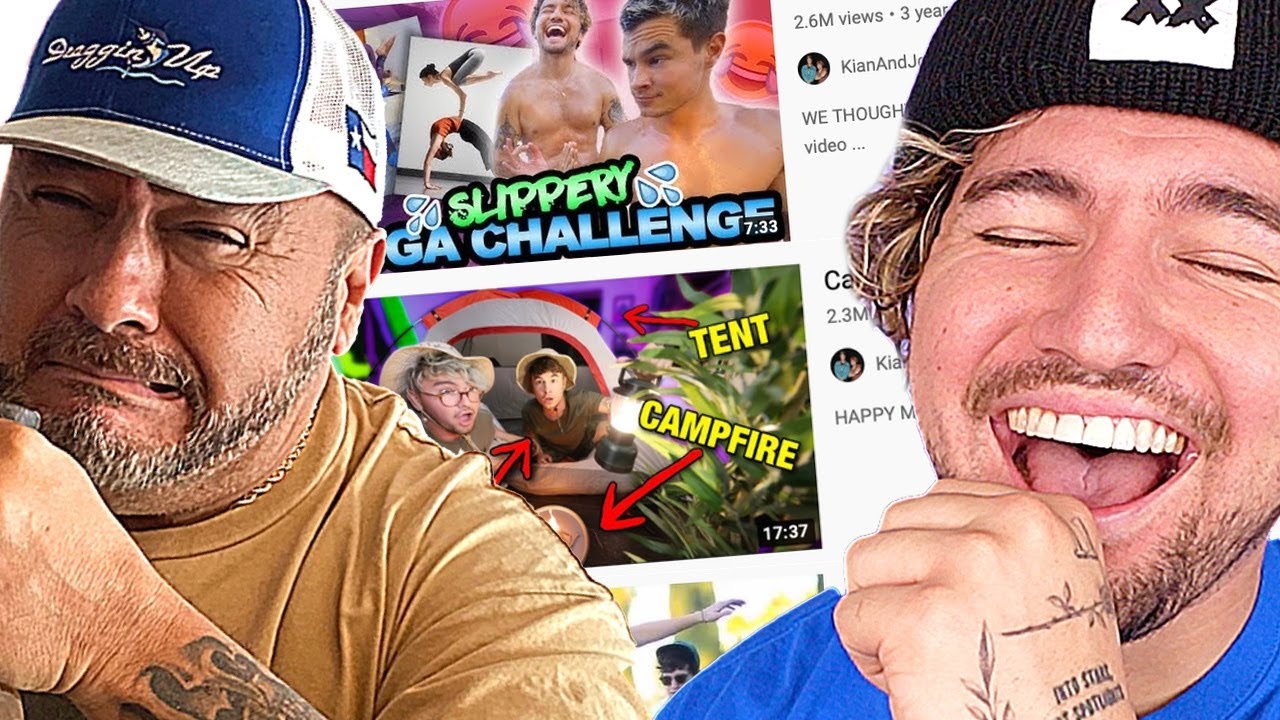 MY DAD REACTS TO OLD KNJ VIDEOS... (hilarious)