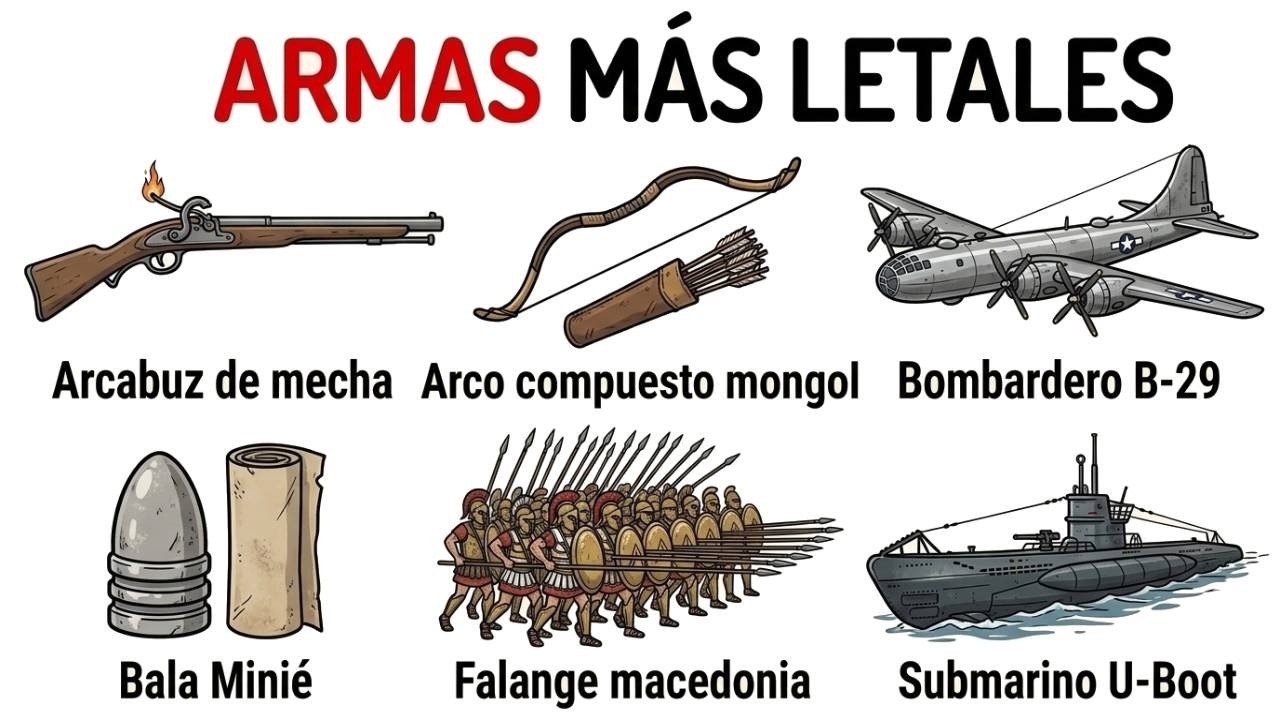 Las Armas M&Aacute;S LETALES de Cada &Eacute;POCA Explicadas