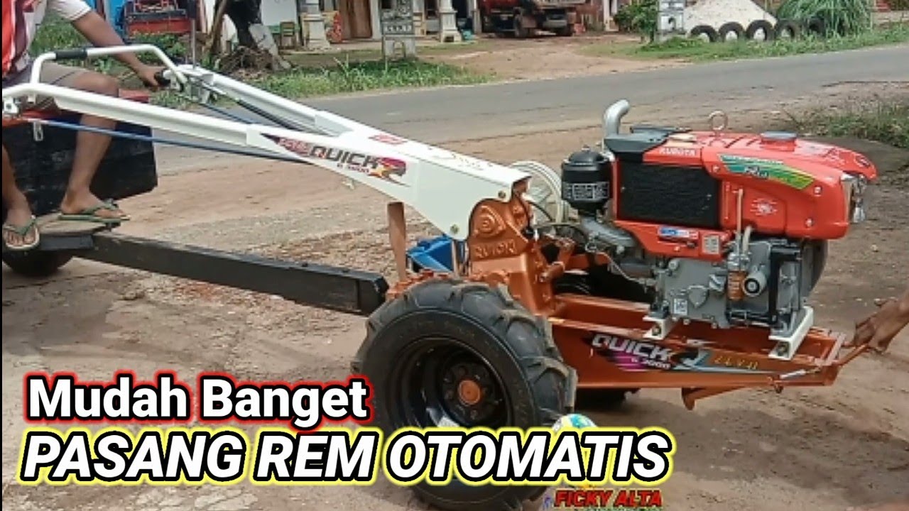Cara Pasang Rem Di mesin Tracktor Tangan / Edet