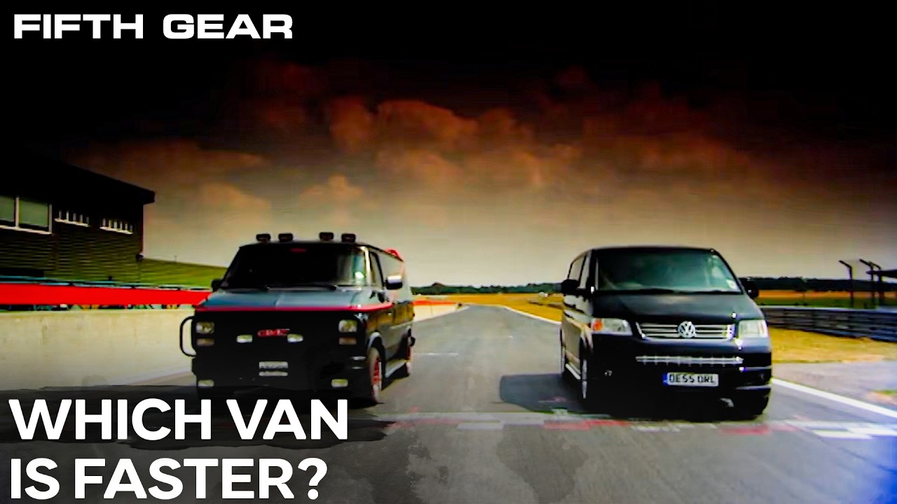 Фургон Команды &laquo;А&raquo; против быстрейшего дизельного фургона Volkswagen | Fifth Gear