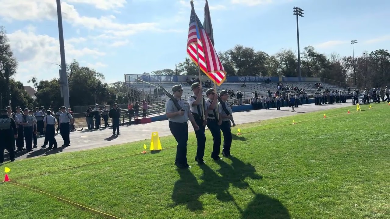 Lyman High School Drill Comp (SCHS Male Color Guard)