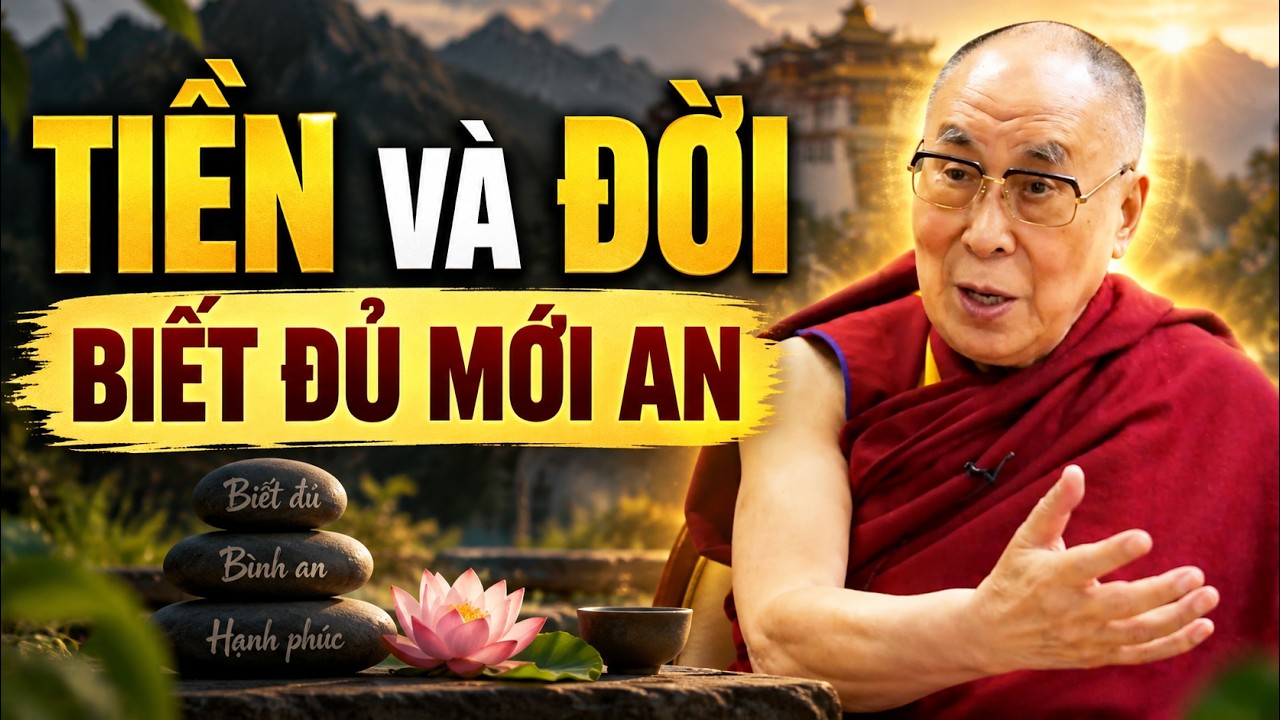 Tiền V&agrave; Đời: C&aacute;i Gi&aacute; Của L&ograve;ng Tham - Tiền Đến Rồi Đi, Nghiệp Th&igrave; Ở Lại | Dalai Lama