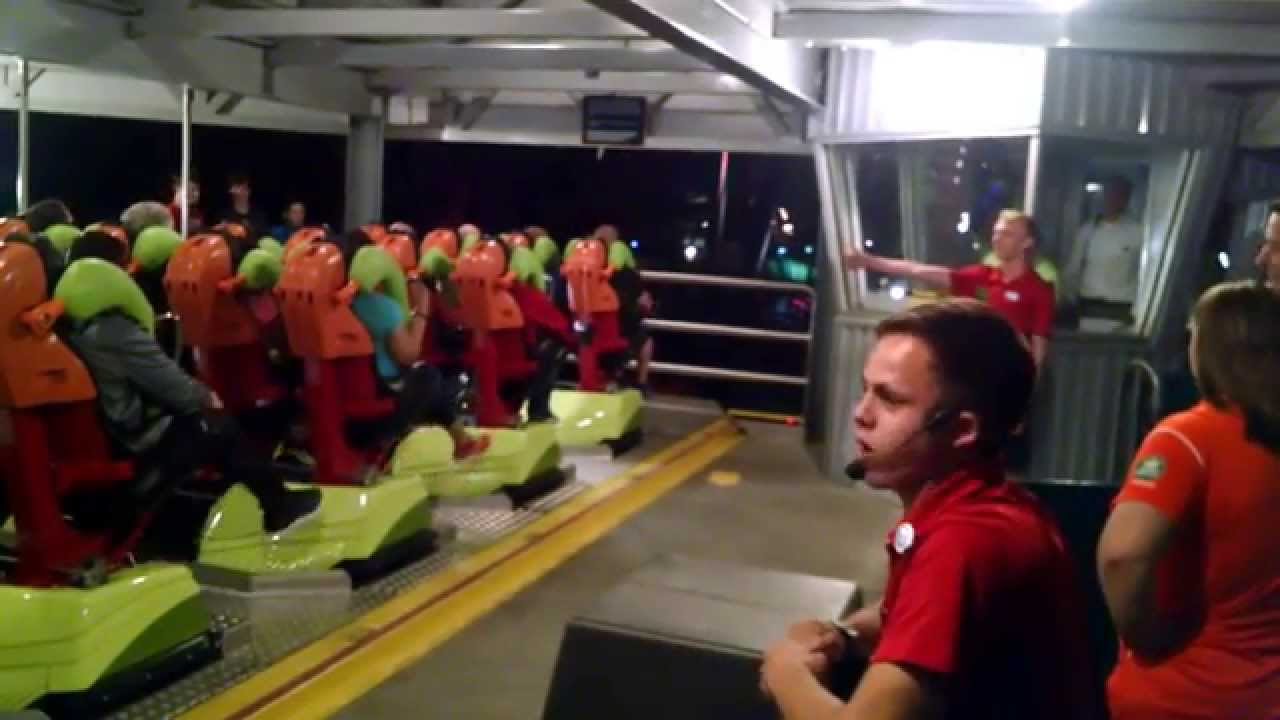First run of the Rougarou at Cedar Point