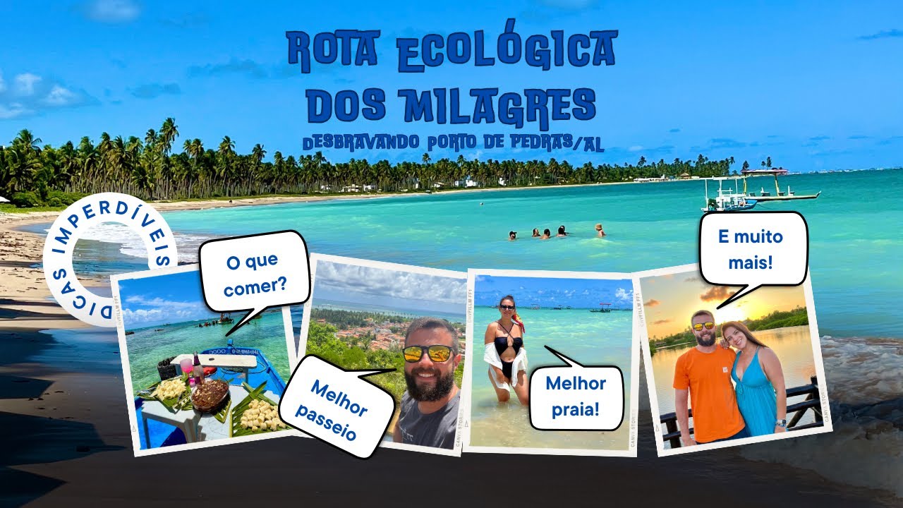 Descubra a MELHOR PRAIA da Rota Ecológica dos Milagres com passeios imperdíveis e muita gastronomia!
