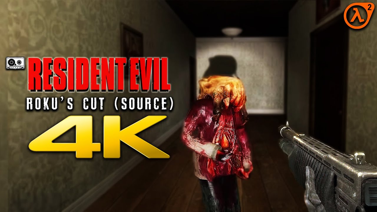 RESIDENT EVIL: SOURCE | RE1 IN HALF LIFE 2 ENGINE | Full Game Longplay No Commentary | 4K 60fps