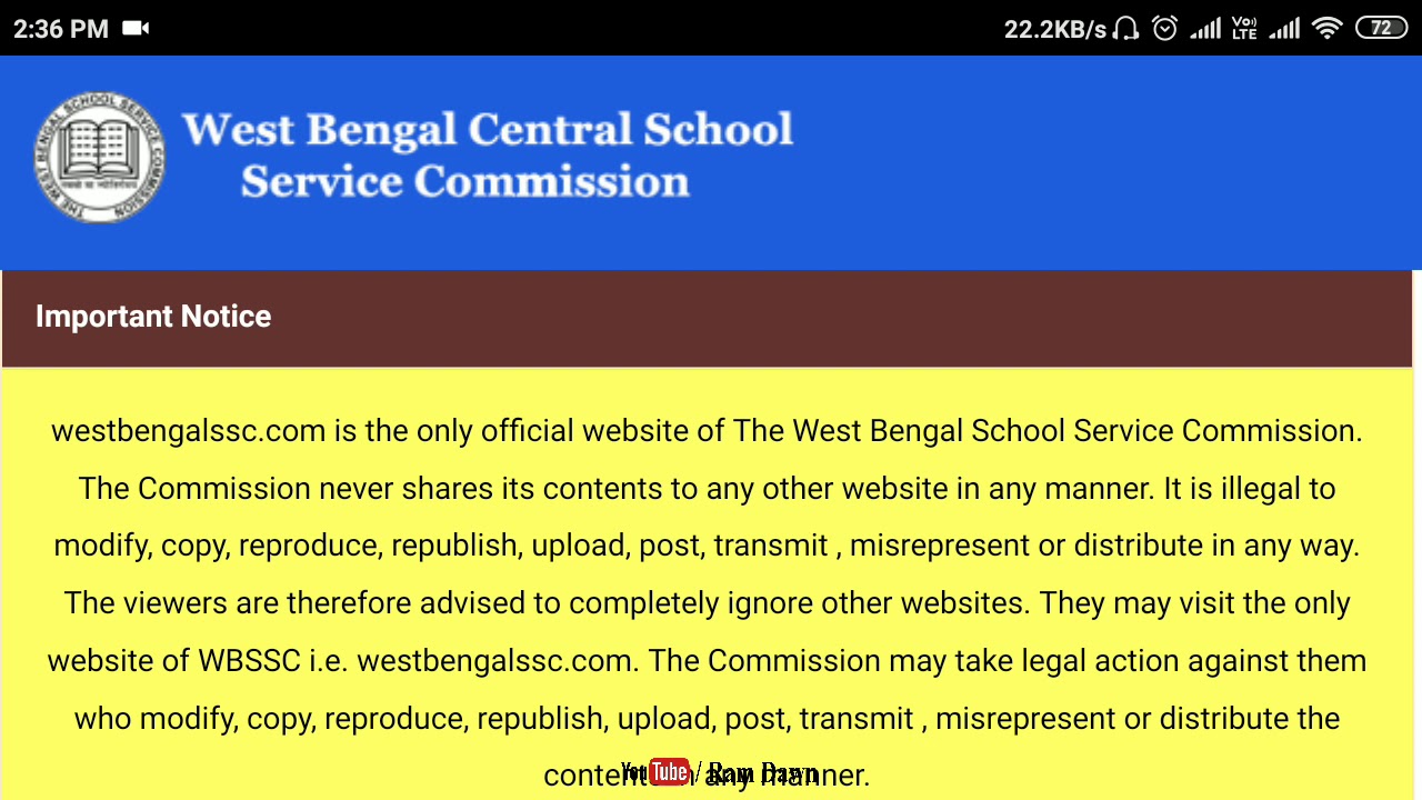 SSC: Upper Primary again Document Verification