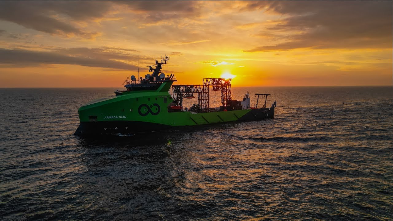 Armada 7805's recent survey for Poland's largest renewable energy project, Baltica 2