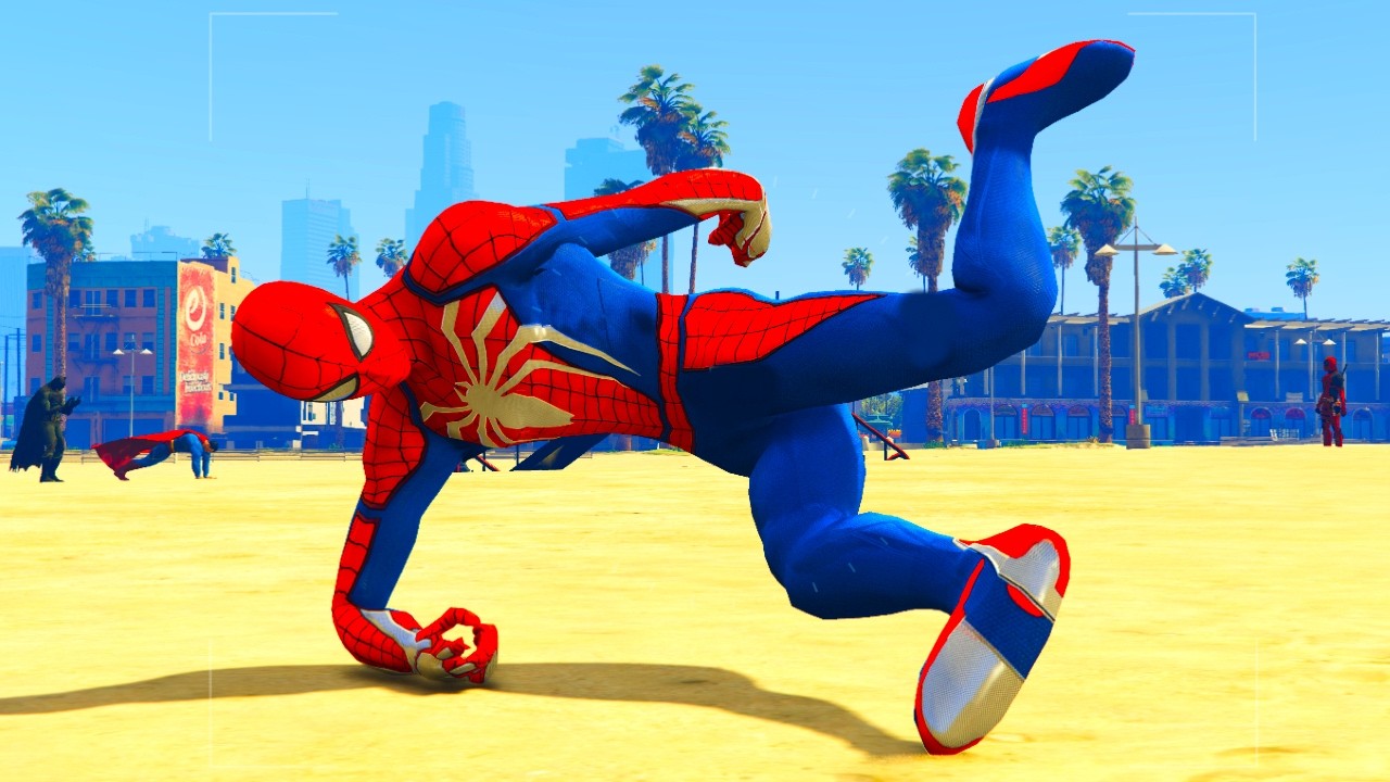 Spider-Man vs Venom, Joker Slap Battle - GTA 5 Spiderman vs Superheroes  Jump Fun Ragdoll Epic Ep #5