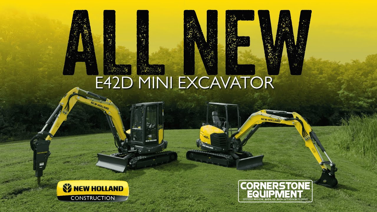 New Holland E42D Mini Excavator