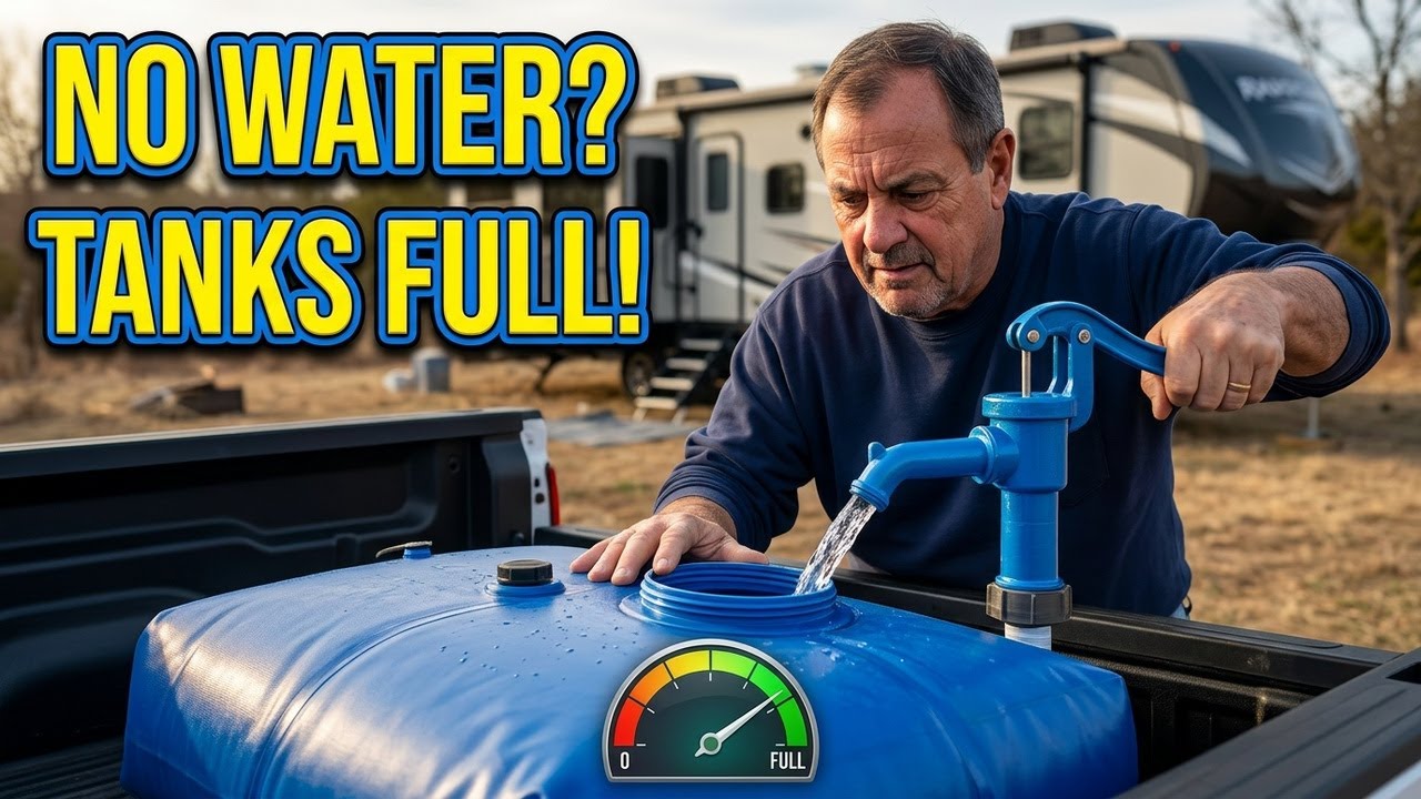 Boondocking Water Survival | How We Keep Our Tanks Full