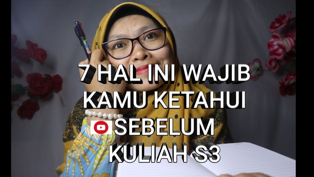 7 HAL HARUS DIPERSIAPKAN INGIN MELANJUTKAN KULIAH S3