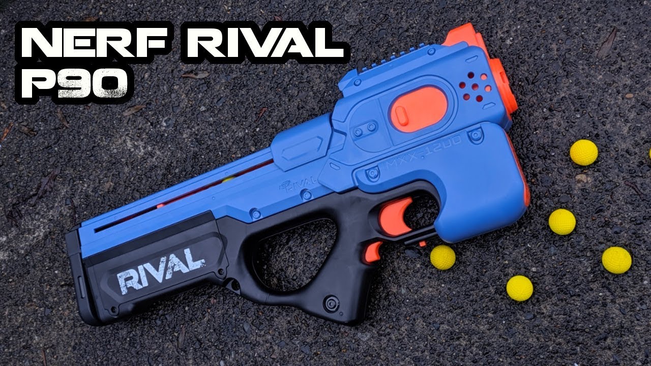 2020 NERF Rival Charger MXX-1200 Review (Internal Mag FN P90!) | Walcom S7
