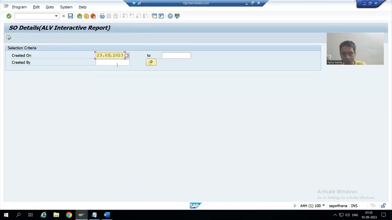 59 - Sample Project Case Studies - Sales Order Report - Change Request1 Part2