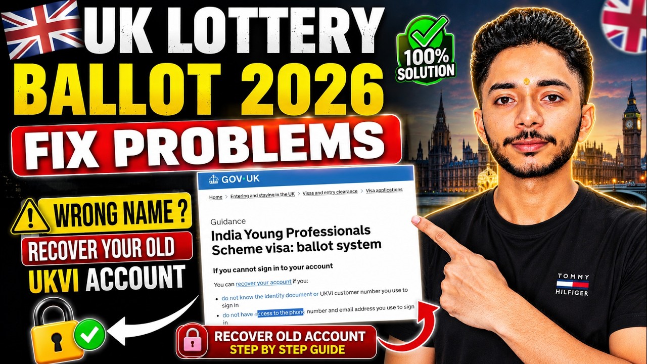 Watch this Video !! UK 🇬🇧 LOTTERY BALLOT - PROBLEM SOLVED