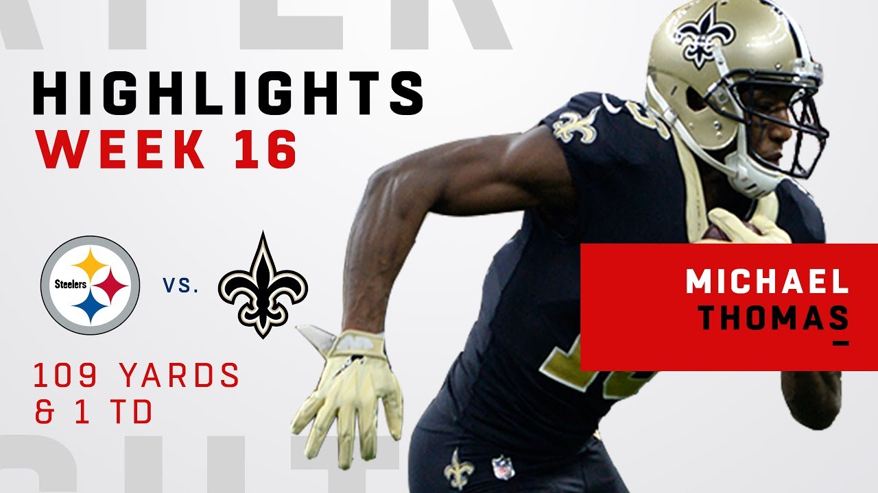 Michael Thomas Highlights vs. Steelers