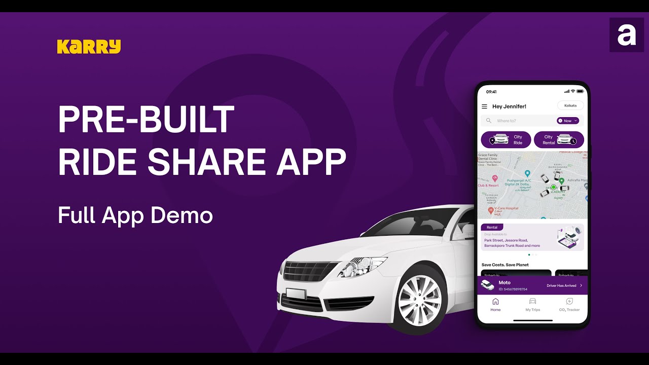 Pre-Built Ride Share App | Launch Faster, Scale Smarter with Appscrip
