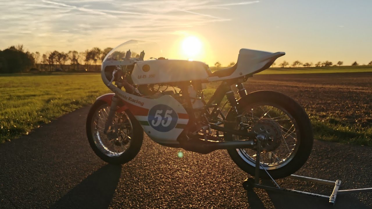 LA-RS 350 Zentralrohr Yamaha(TZ 350/TR3 )2 Stroke Update zum Saisonschluss LA CLASSIC RACING