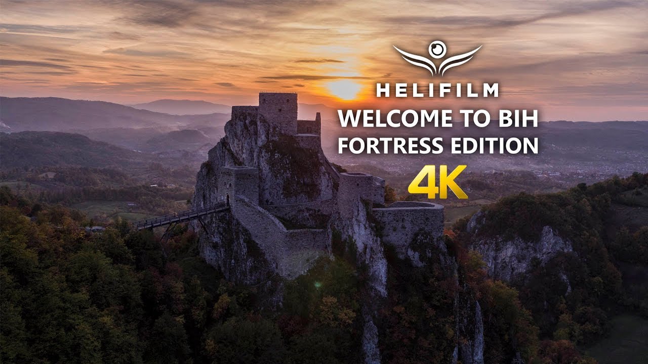 Welcome to BiH - 4K - Tvrdjave u Bosni i Hercegovini - Aerial Footage