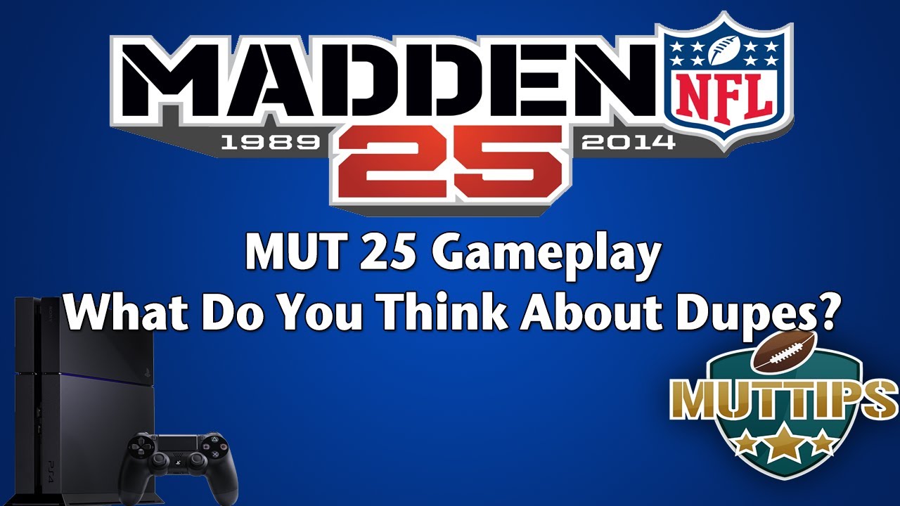 Madden 25 Ultimate Team Gameplay | What Do You Think About Dupes | MUTtips
