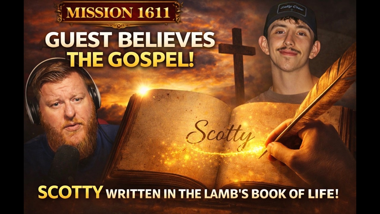 Praise the Lord, our guest believed the Gospel!!!
