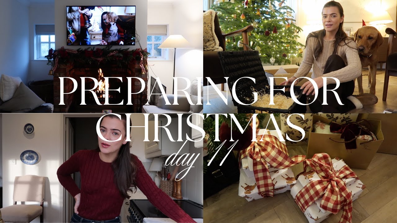 PREPARING FOR CHRISTMAS / THE BIG FOOD SHOP, WRAPPING PRESENTS & THIS IS IMPORTANT / DAY 11