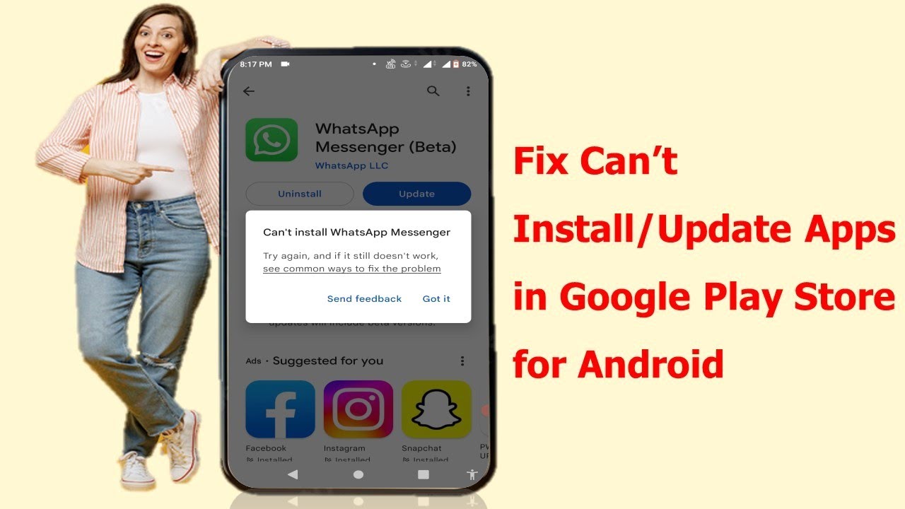 Как исправить ошибку &laquo;Не удаётся установить/обновить приложения в Google Play Store&raquo; (100% решение)
