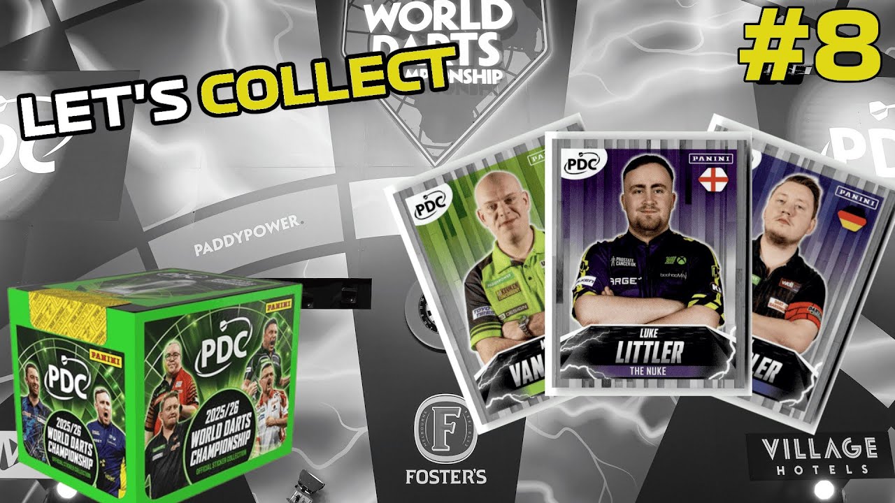 PANINI DARTS WM World Championship STICKER 2025/26 🎯 LETS COLLECT #8 😱🔥