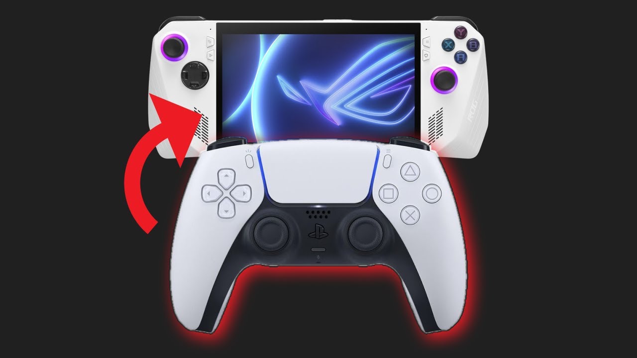 Как подключить контроллер Dualsense к ROG Ally