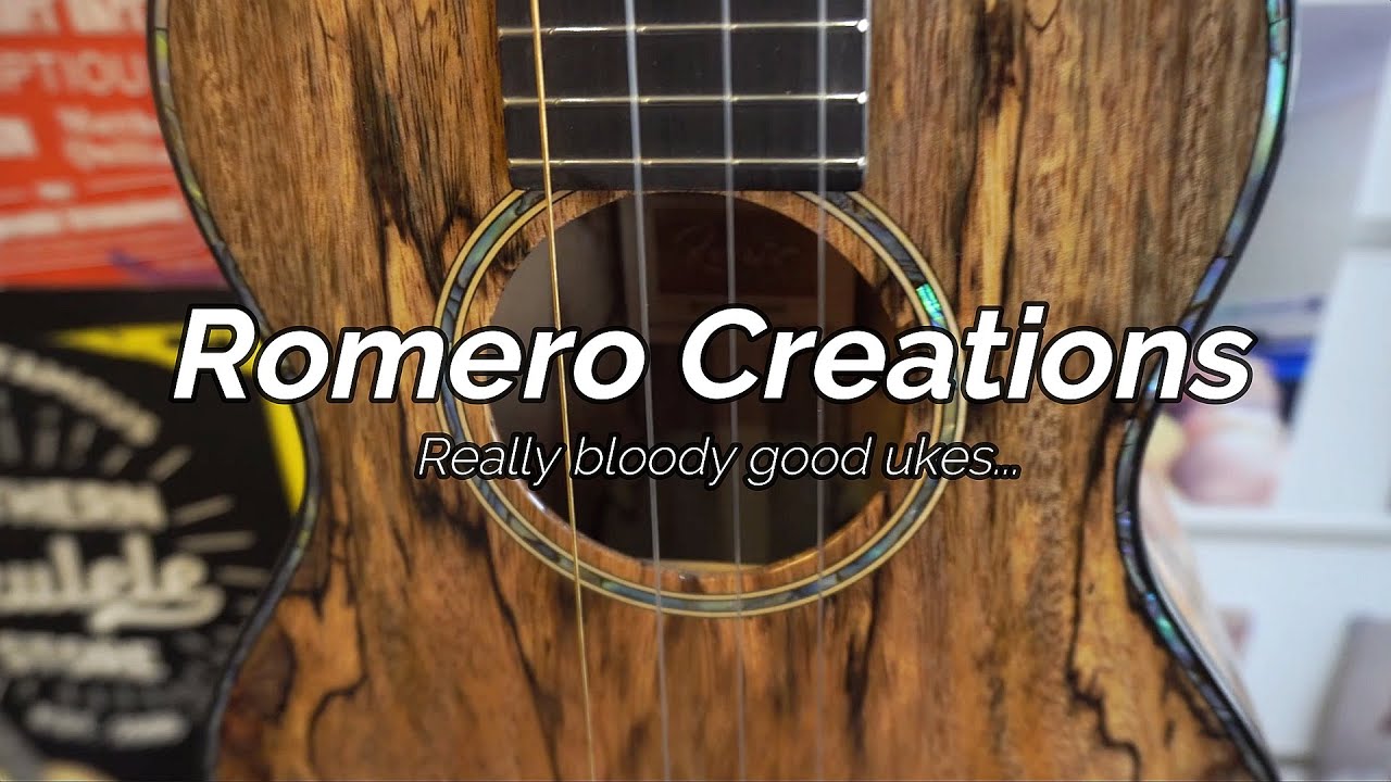 ROMERO CREATIONS — крошечные теноры, большие теноры и реплики укулеле (2023)