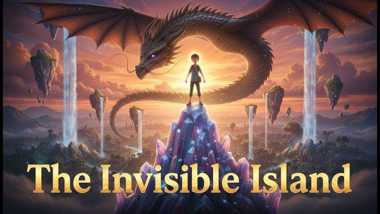The Invisible Island 🐉 | A Magical Adventure Story About Bravery & Kindness | Kids Story